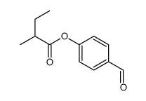 (4-formylphenyl) 2-methylbutanoate结构式