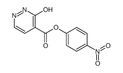 (4-nitrophenyl) 6-oxo-1H-pyridazine-5-carboxylate结构式
