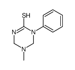 5-methyl-1-phenyl-1,3,5-triazinane-2-thione Structure