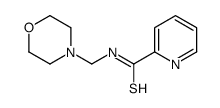 N-(morpholin-4-ylmethyl)pyridine-2-carbothioamide Structure