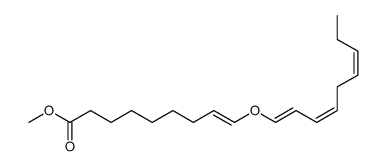 (E)-9-[[(1E,3Z,6Z)-1,3,6-Nonatrienyl]oxy]-8-nonenoic acid methyl ester structure