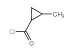 2-methylcyclopropane-1-carbonyl chloride Structure