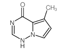 (9CI)-5-甲基-吡咯并[2,1-f][1,2,4]噻嗪-4(1H)-酮结构式