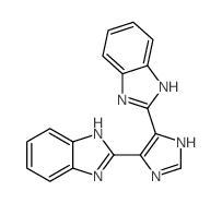 2,2'-(1H-IMIDAZOLE-4,5-DIYL)BIS(1H-BENZO[D]IMIDAZOLE) Structure