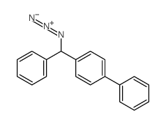 imino-[phenyl-(4-phenylphenyl)methyl]imino-azanium结构式