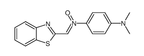 N'-benzothiazol-2-ylmethylene-N,N-dimethyl-benzene-1,4-diamine N'-oxide结构式