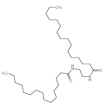 Hexadecanamide,N,N'-1,2-ethanediylbis- structure