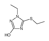 1-ethyl-5-ethylsulfanyl-1,2-dihydro-[1,2,4]triazol-3-one Structure