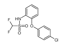 N-[2-(4-chlorophenoxy)phenyl]-1,1-difluoromethanesulfonamide Structure