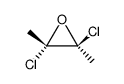 trans-2,3-Dichloro-2,3-dimethyloxirane结构式
