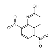 N-(2-methyl-3,6-dinitrophenyl)acetamide结构式