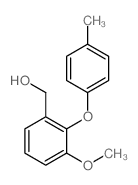[3-methoxy-2-(4-methylphenoxy)phenyl]methanol Structure