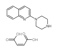2-[1-哌嗪]喹啉马来酸盐结构式