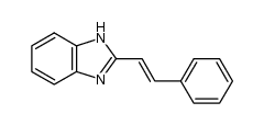 2-[(E)-2-phenylethenyl]-1H-benzimidazole Structure