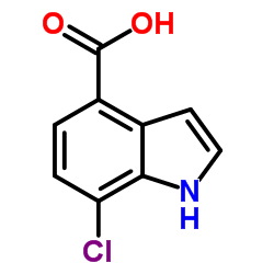 7-Chloro-1H-indole-4-carboxylic acid Structure