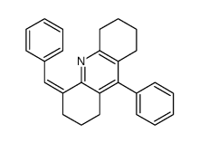 5-benzylidene-9-phenyl-2,3,4,6,7,8-hexahydro-1H-acridine Structure