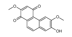 7-hydroxy-2,6-dimethoxyphenanthrene-1,4-dione结构式