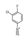 Benzene, 2-chloro-1-fluoro-4-isocyano- (9CI) structure