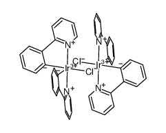 二μ-氯四[[2-吡啶基-苯基-KN)-KC]二铱结构式