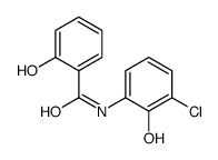 N-(3-chloro-2-hydroxyphenyl)-2-hydroxybenzamide结构式