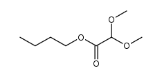 n-Butyl Dimethoxyacetate Structure