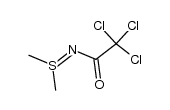 S,S-dimethyl-N-(trichloroacetyl)sulfimide Structure