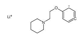 lithium,1-[2-(phenoxy)ethyl]piperidine Structure