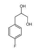 3-(4-fluorophenyl)propane-1,2-diol结构式