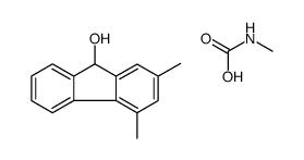 2,4-dimethyl-9H-fluoren-9-ol,methylcarbamic acid结构式