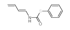 Carbamothioic acid,1,3-butadienyl-, S-phenyl ester, (E)- (9CI)结构式