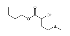 butyl 2-hydroxy-4-methylsulfanylbutanoate结构式