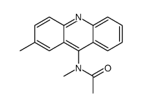 N-methyl-N-(2-methylacridin-9-yl)acetamide结构式