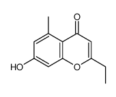 2-ethyl-7-hydroxy-5-methylchromen-4-one Structure