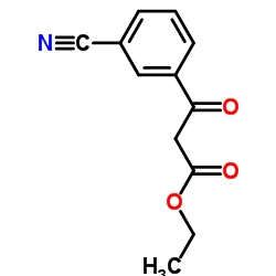 Ethyl 3-(3-cyanophenyl)-3-oxopropanoate Structure