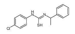 1-(4-chlorophenyl)-3-(1-phenylethyl)thiourea Structure