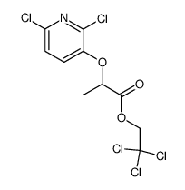 2-(2,6-Dichloro-pyridin-3-yloxy)-propionic acid 2,2,2-trichloro-ethyl ester Structure