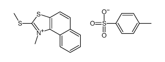 4-methylbenzenesulfonate,1-methyl-2-methylsulfanylbenzo[e][1,3]benzothiazol-1-ium结构式