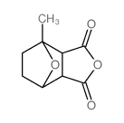4,7-Epoxyisobenzofuran-1,3-dione, hexahydro-4-methyl-结构式