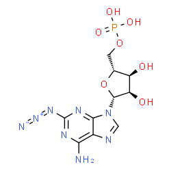 2-azidoadenosine 5'-monophosphate结构式