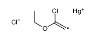 chloro-(2-chloro-2-ethoxyethenyl)mercury结构式