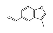 3-甲基苯并呋喃-5-甲醛结构式