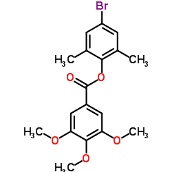 4-Bromo-2,6-dimethylphenyl 3,4,5-trimethoxybenzoate Structure