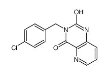 3-[(4-chlorophenyl)methyl]-1H-pyrido[3,2-d]pyrimidine-2,4-dione结构式