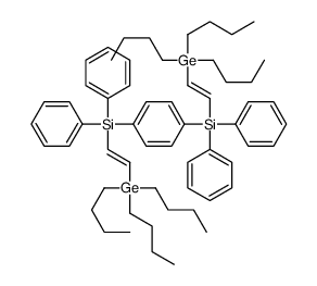 [4-[diphenyl(2-tributylgermylethenyl)silyl]phenyl]-diphenyl-(2-tributylgermylethenyl)silane结构式