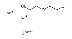 disodium,1-chloro-2-(2-chloroethoxy)ethane,sulfide Structure