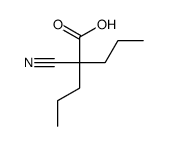 2-cyano-2-propylpentanoic acid Structure