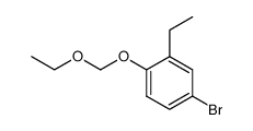 4-bromo-1-ethoxymethoxy-2-ethylbenzene Structure