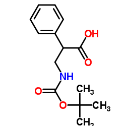 3-Tert-Butoxycarbonylamino-2-Phenyl-Propionic Acid Structure