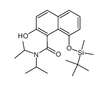 N,N-diisopropyl-8-(tert-butyldimethylsilyloxy)-2-hydroxy-1-naphthamide Structure