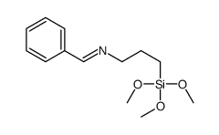 N-benzylidene-3-(trimethoxysilyl)propylamine Structure